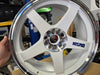 Nismo LMGT4 40th Anniversary Wheels White/Machined 18x9.5 +12 OLD LOGO - Nismo (Part #4030S-RS595)