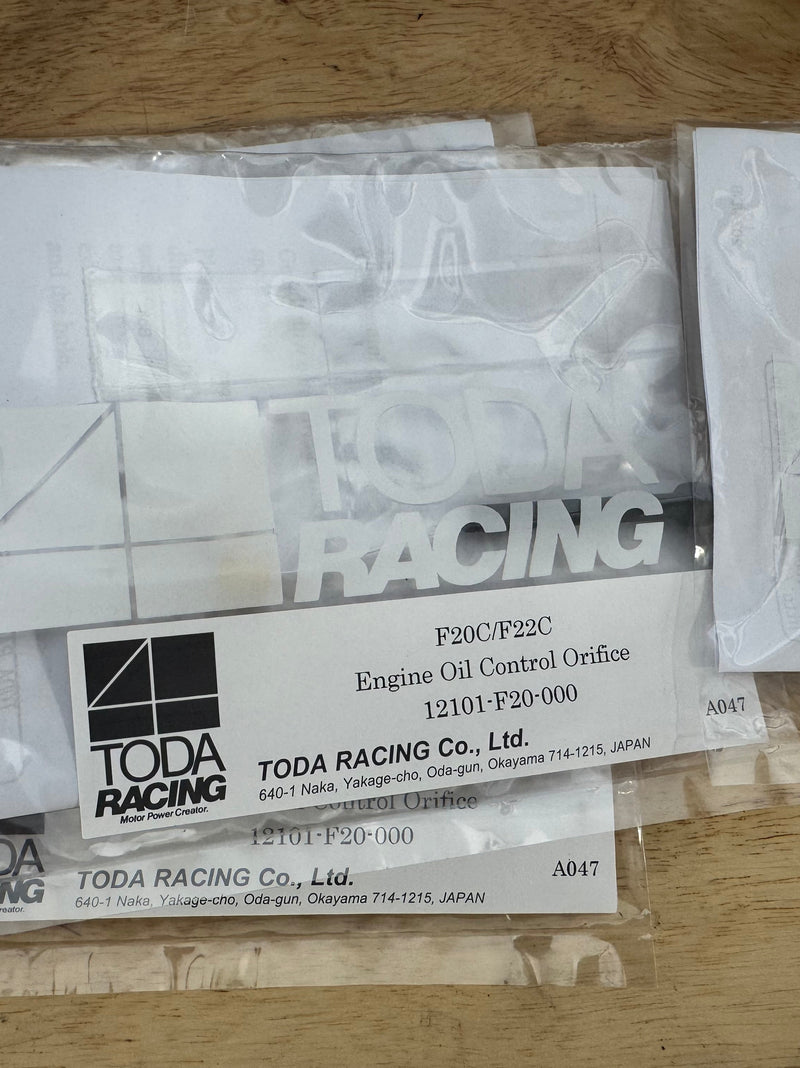 TODA RACING Oil Control Orifice